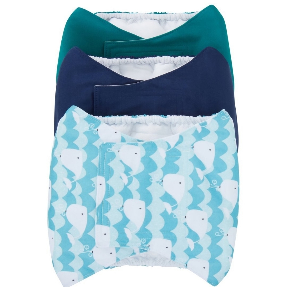 FRISCO MALE DOG WRAPS set of 3 XL